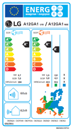 LG klima A12GA1 set 3,5kw BESPLATNA DOSTAVA - Slika 6