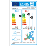 VIVAX COOL, klima uređaji, ACP-18CH50AERI+ R32 SM  SILVER MIRROR BESPLATNA DOSTAVA PREPORUKA ZA GRIJANJE - Slika 7