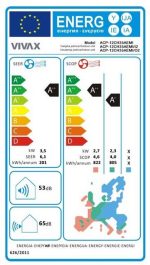 VIVAX COOL, klima uređaji, ACP-12CH35AEMIS 3.81kw, inverter, R32 BESPLATNA DOSTAVA  ACP-12CH35AEMI - Slika 4